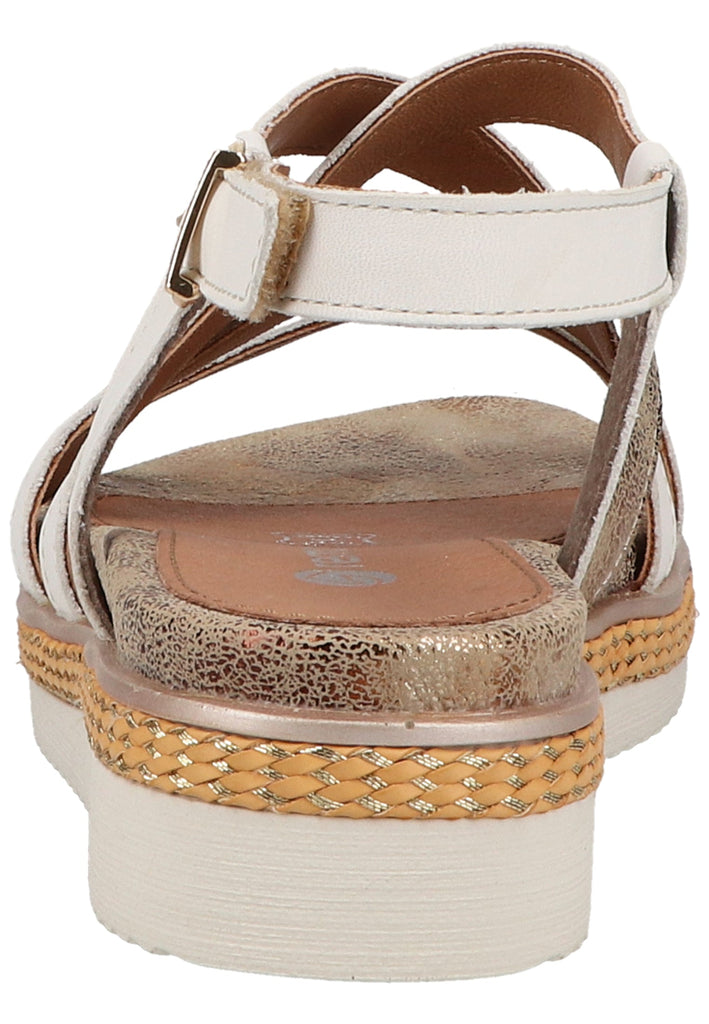 Remonte Sandalen Glattleder Weiß