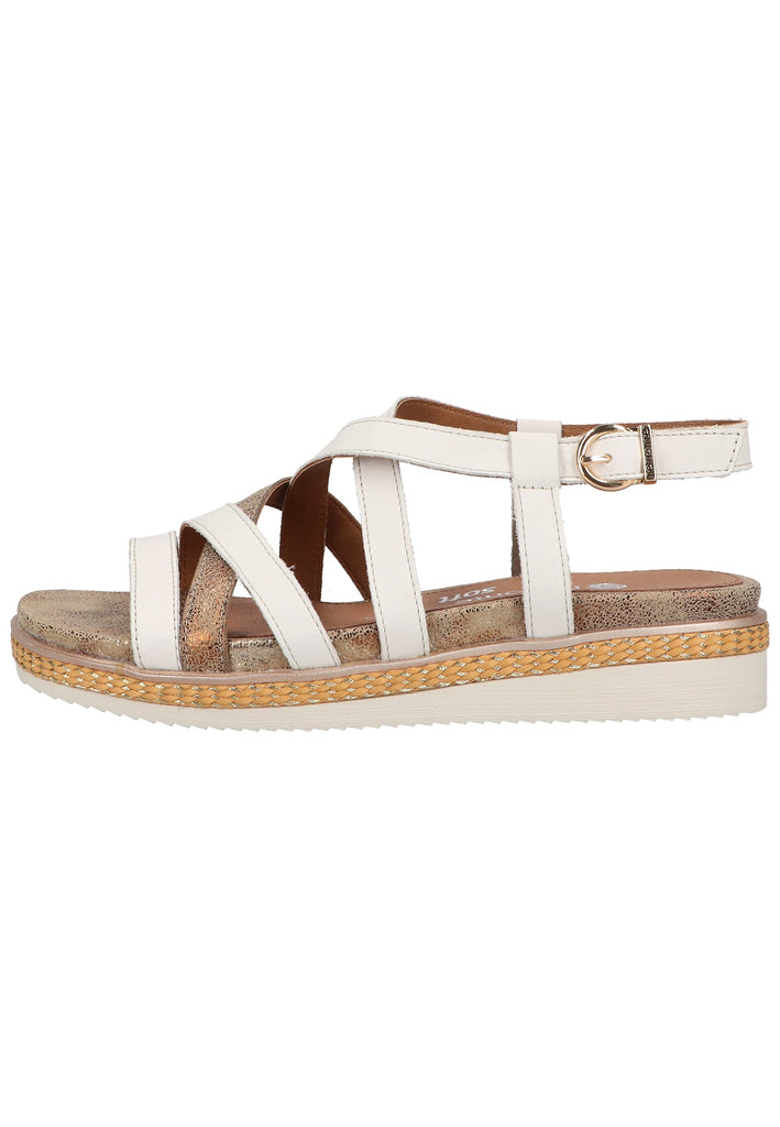Remonte Sandalen Glattleder Weiß