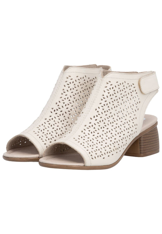 Remonte Sandalen Glattleder Weiß