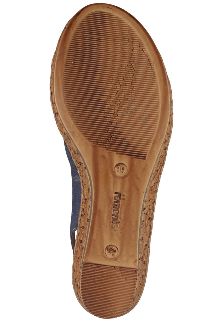 Remonte Sandalen Leder Blau