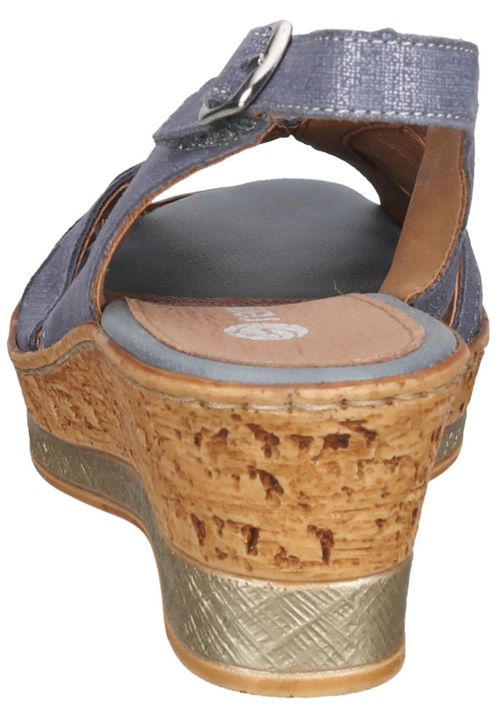 Remonte Sandalen Leder Blau