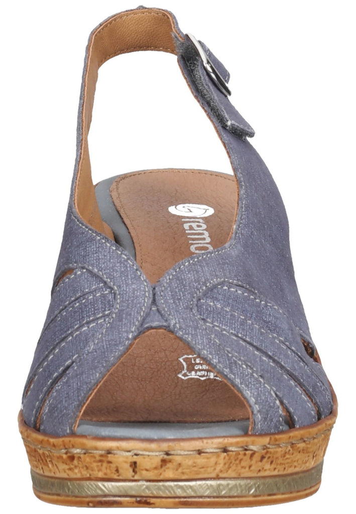 Remonte Sandalen Leder Blau