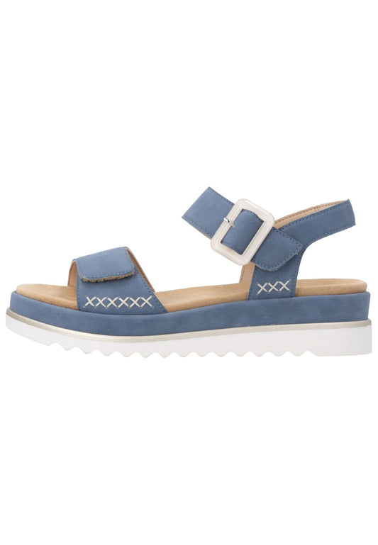 Remonte Sandalen Leder Blau