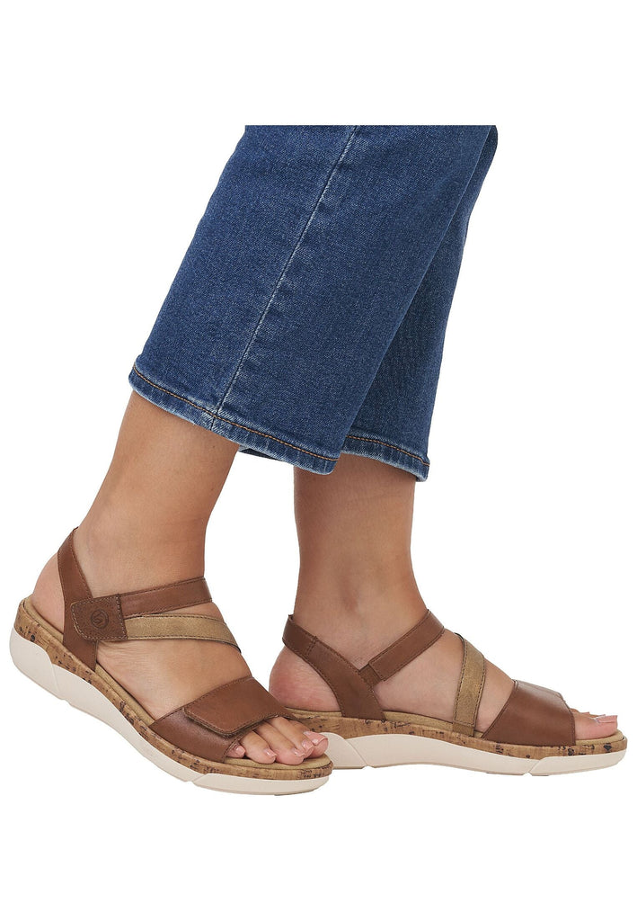 Remonte Sandalen Leder Braun