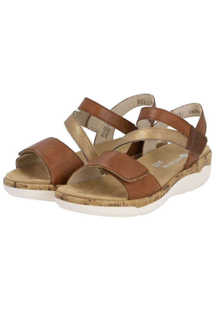 Remonte Sandalen Leder Braun
