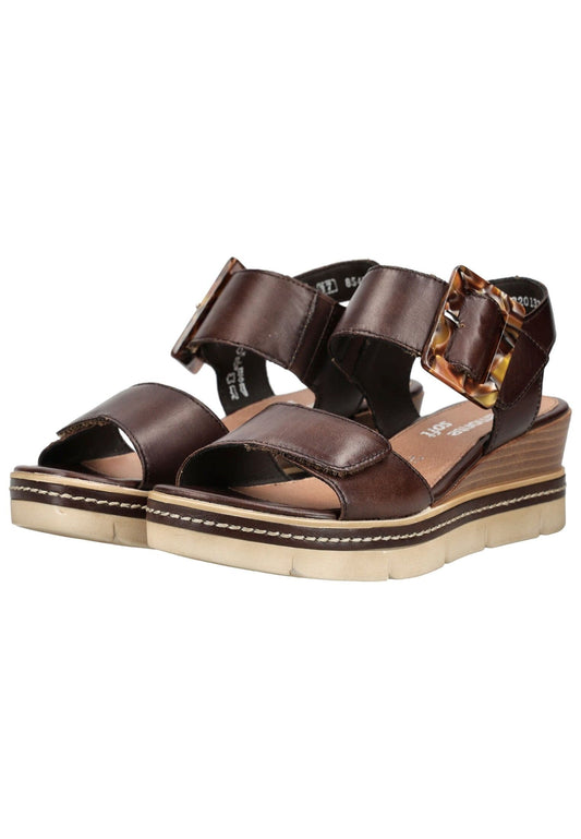Remonte Sandalen Leder Braun