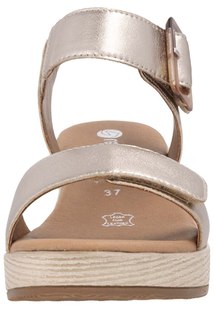 Remonte Sandalen Leder Gold