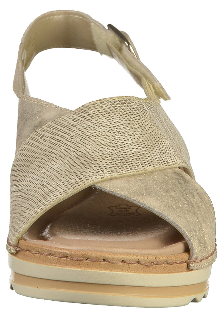 Remonte Sandalen Leder Gold
