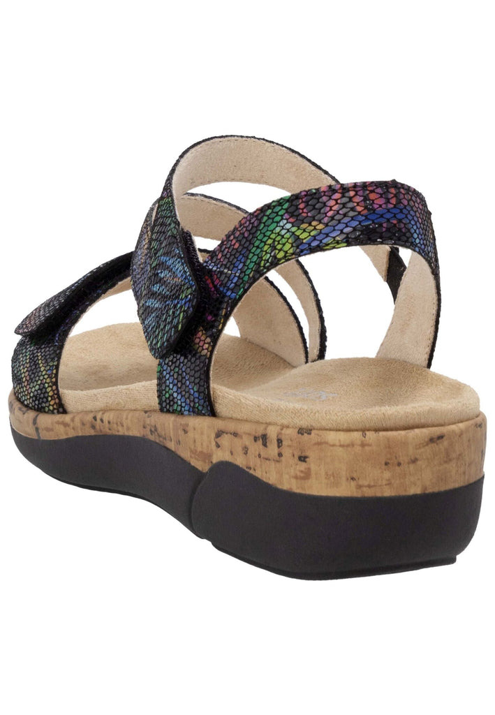 Remonte Sandalen Leder Schwarz