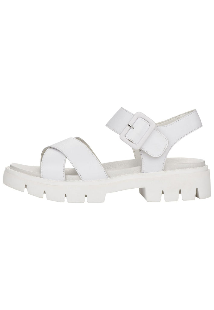 Remonte Sandalen Leder Weiß