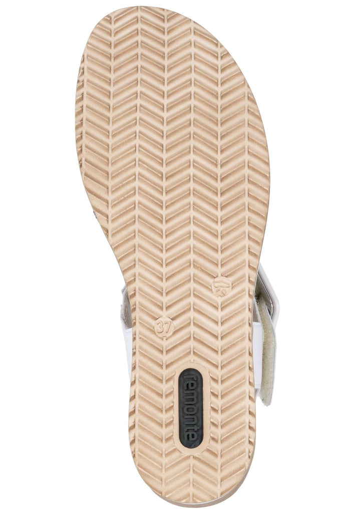 Remonte Sandalen Leder Weiß/Blau