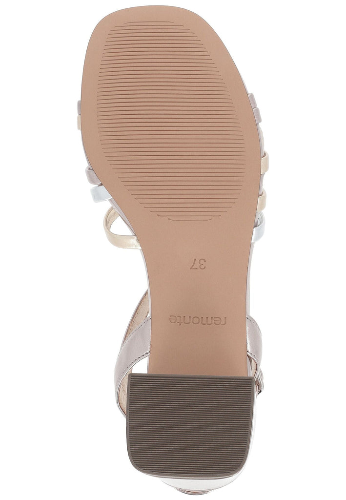 Remonte Sandalen Lederimitat Beige/Gold