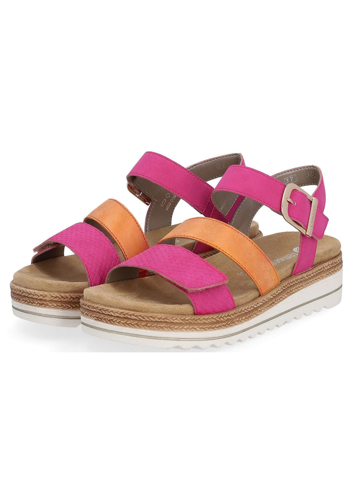 Remonte Sandalen Lederimitat Magenta