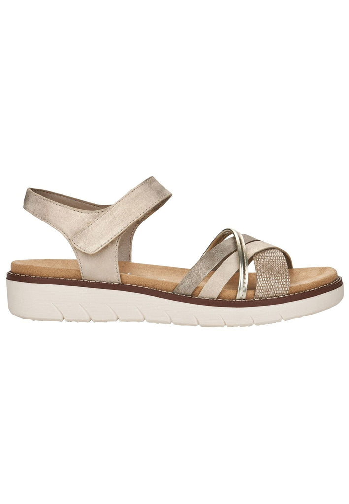 Remonte Sandalen Lederimitat Metallic