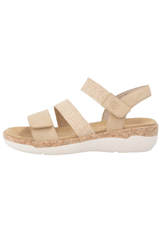 Remonte Sandalen Lederimitat Tan