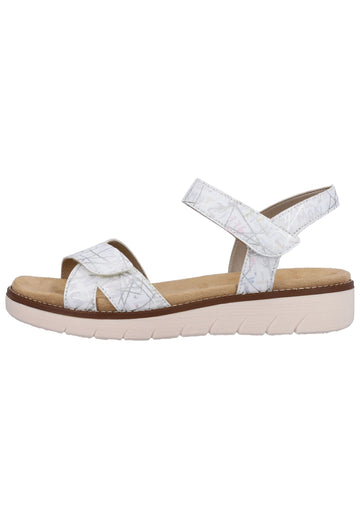Sandalen Remonte Sandalen Lederimitat Weiß/Silber