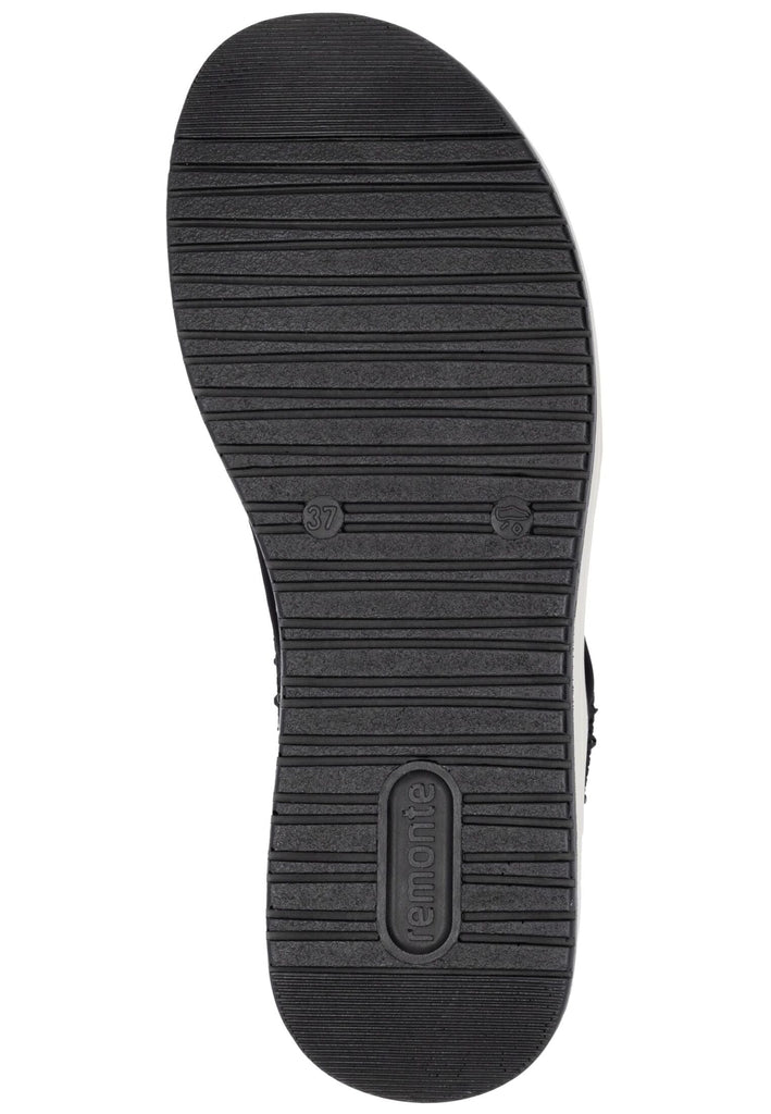 Remonte Sandalen Textil Schwarz