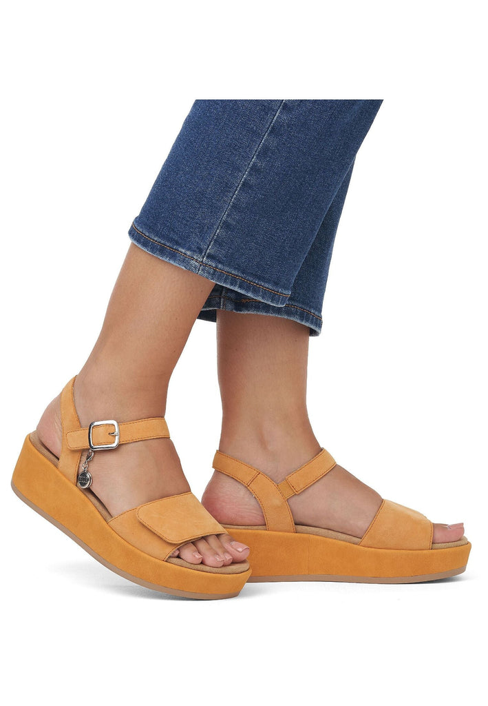 Remonte Sandalen Veloursleder Orange