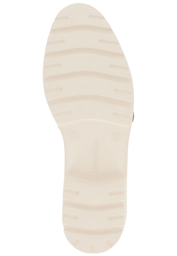 Remonte Slipper Glattleder Hellbraun