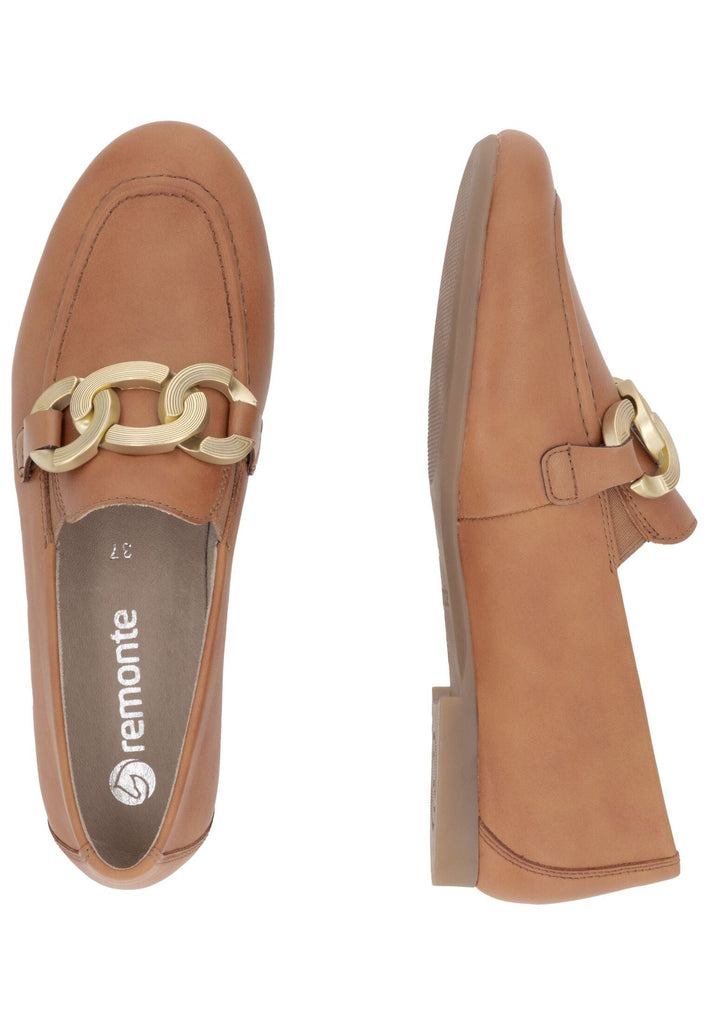 Remonte Slipper Leder Braun