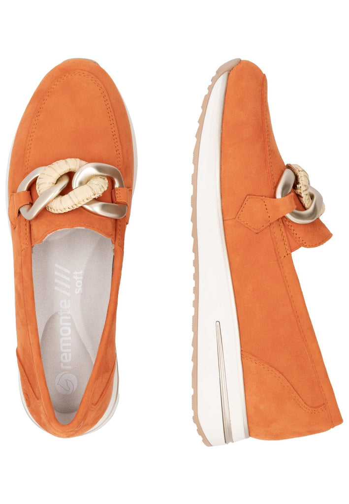 Remonte Slipper Leder Orange