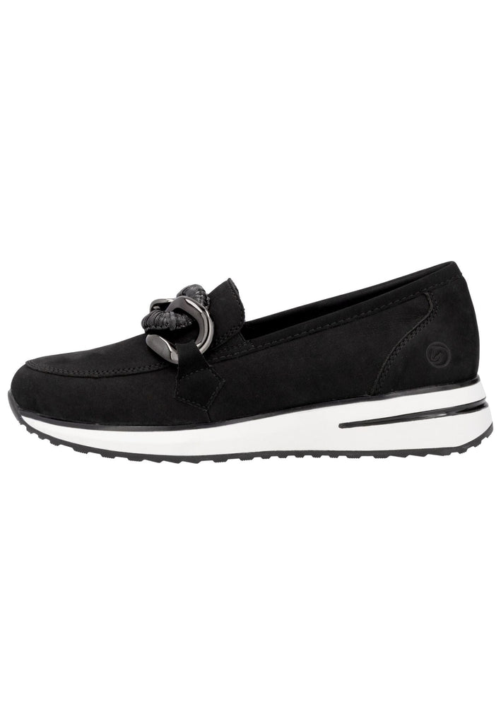 Slipper Remonte Slipper Leder Schwarz