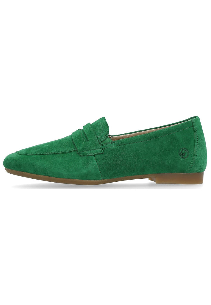Remonte Slipper Veloursleder Apfel