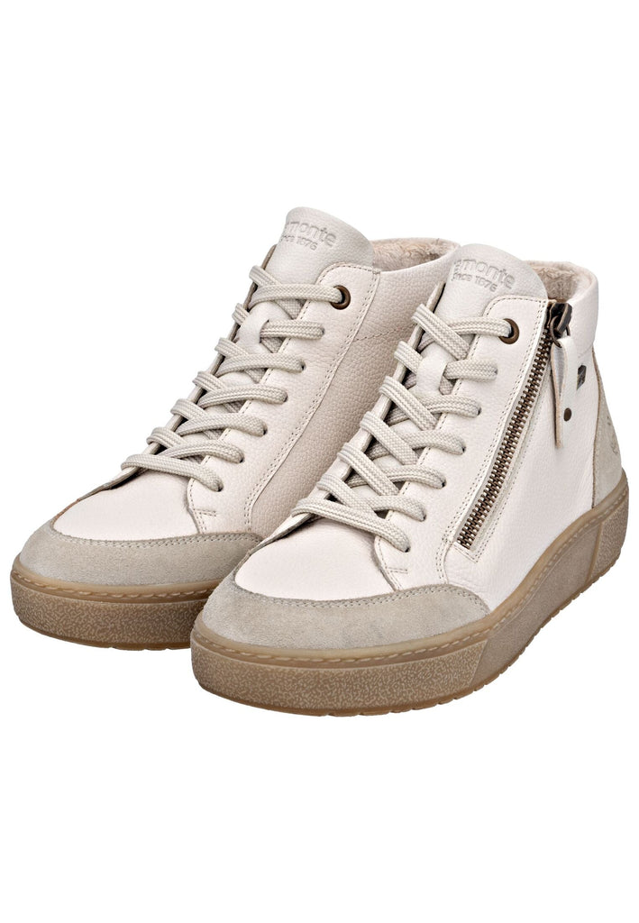 Remonte Sneaker Glattleder Beige Warmfutter