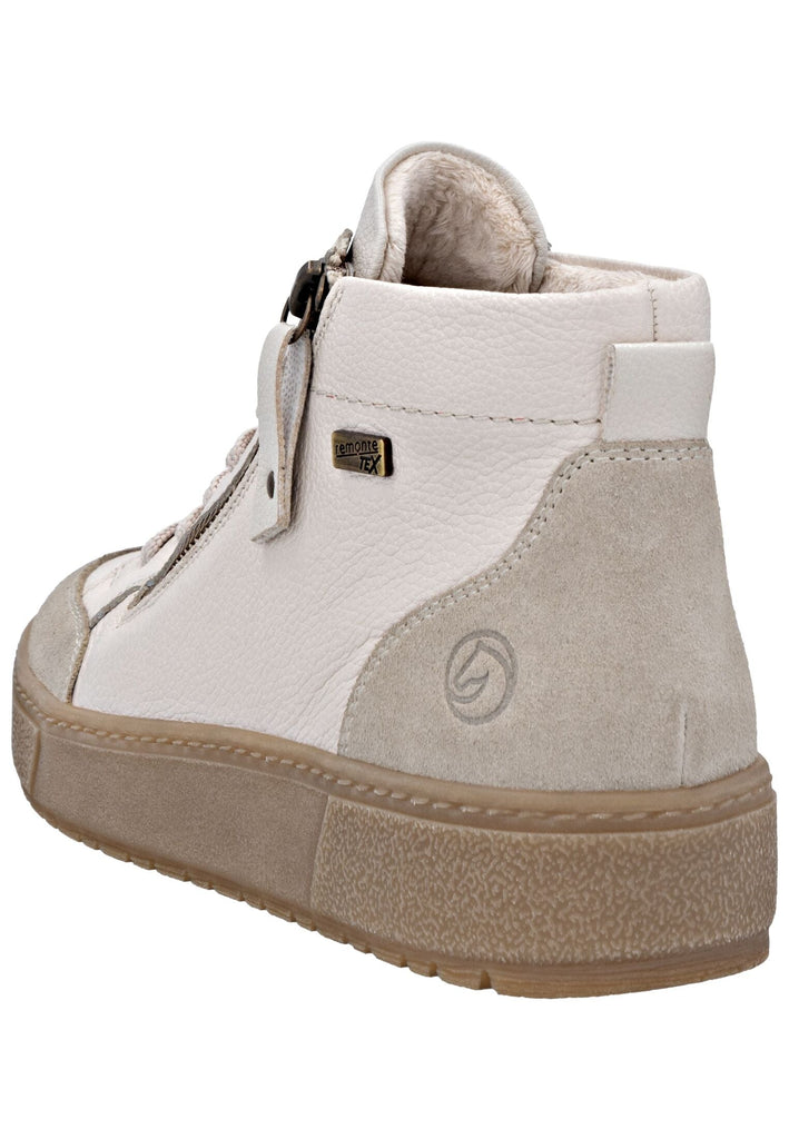 Remonte Sneaker Glattleder Beige Warmfutter