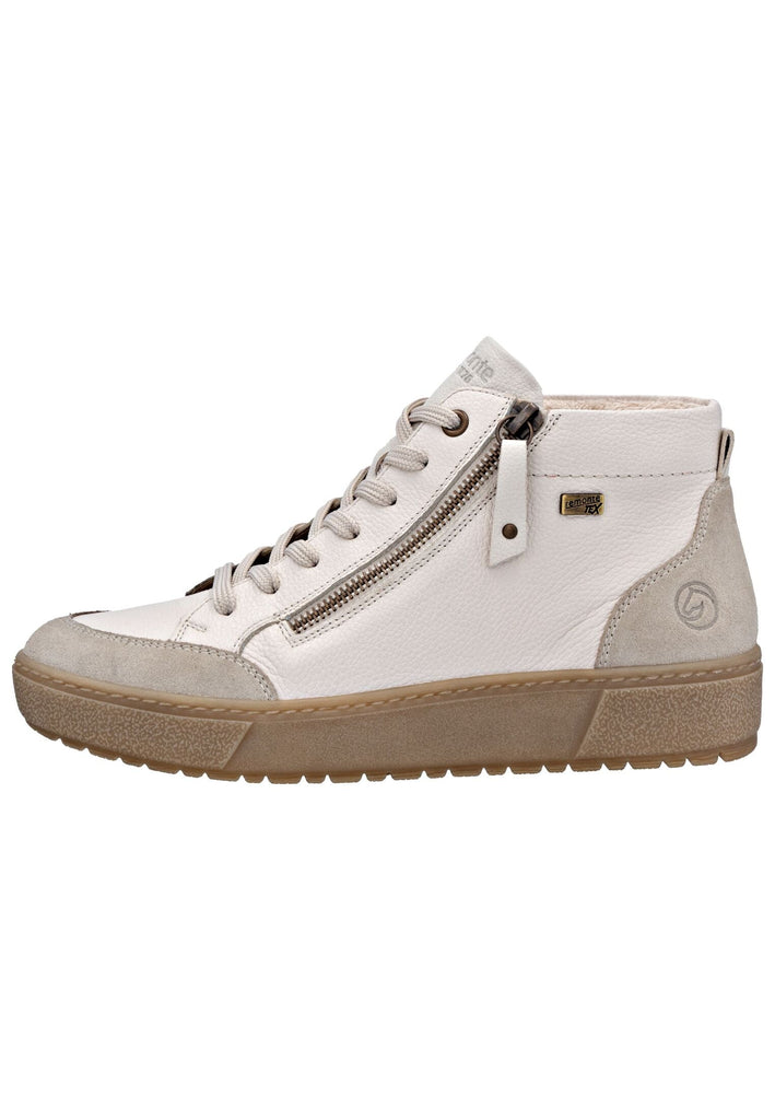 Remonte Sneaker Glattleder Beige Warmfutter