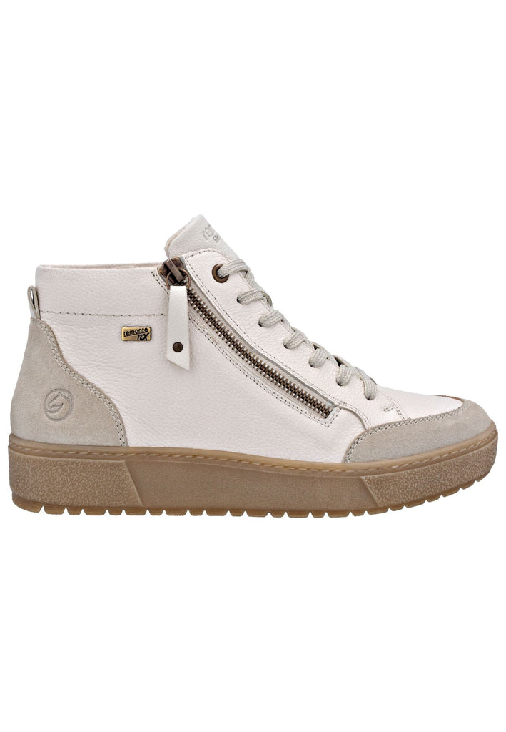 Remonte Sneaker Glattleder Beige Warmfutter