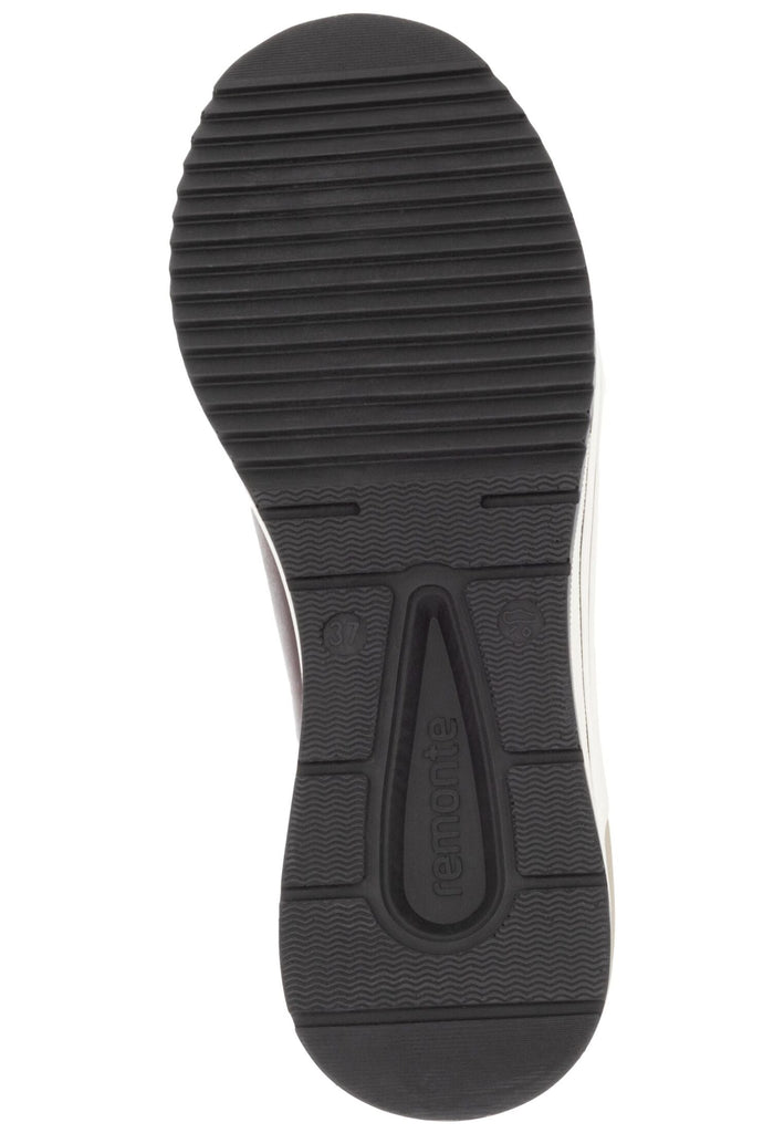 Remonte Sneaker Glattleder Braun/Gold