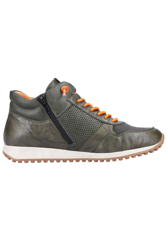 Remonte Sneaker Glattleder Grün