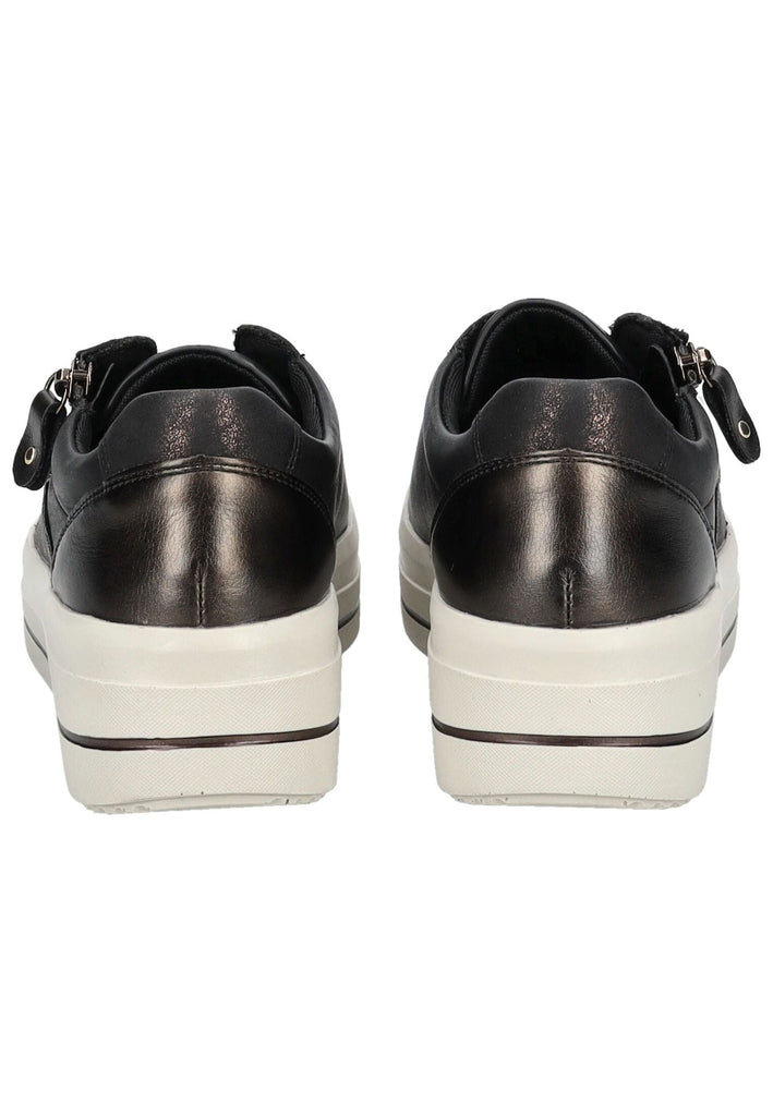 Remonte Sneaker Glattleder Schwarz Kombi