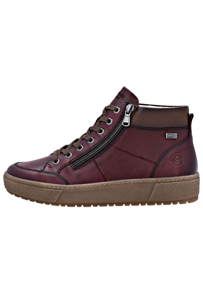 Remonte Sneaker Glattleder Weinrot