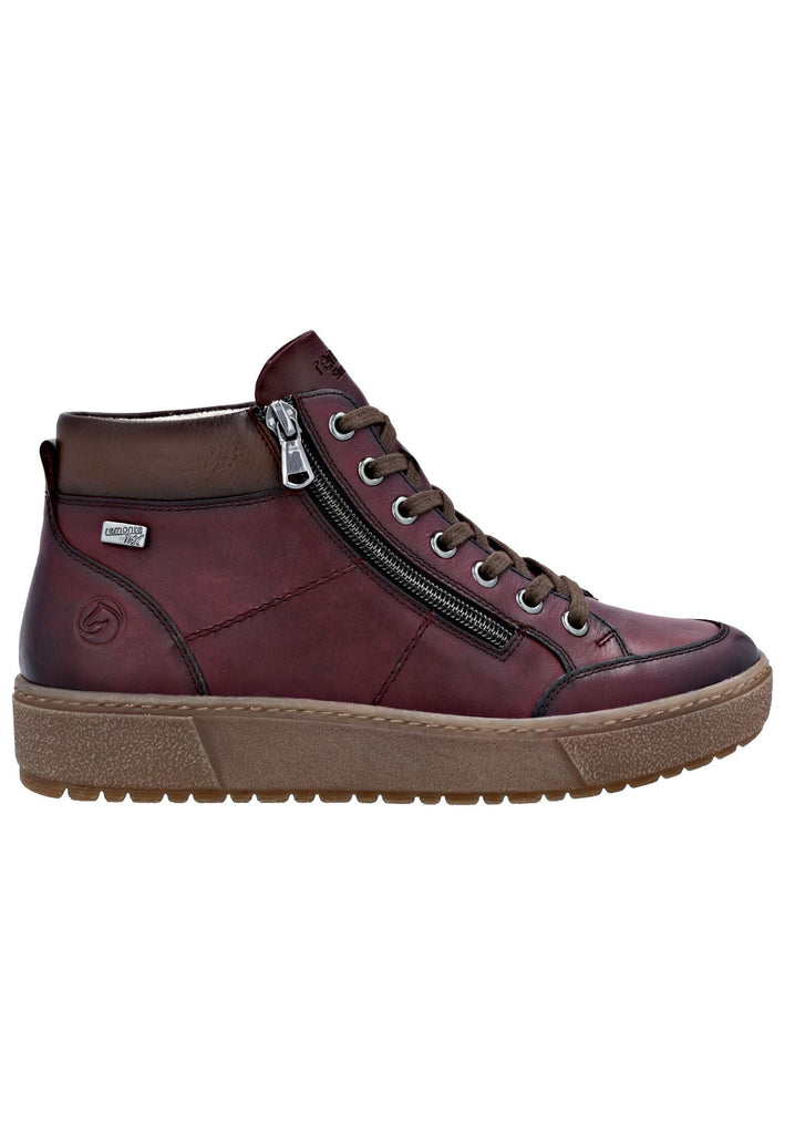 Remonte Sneaker Glattleder Weinrot