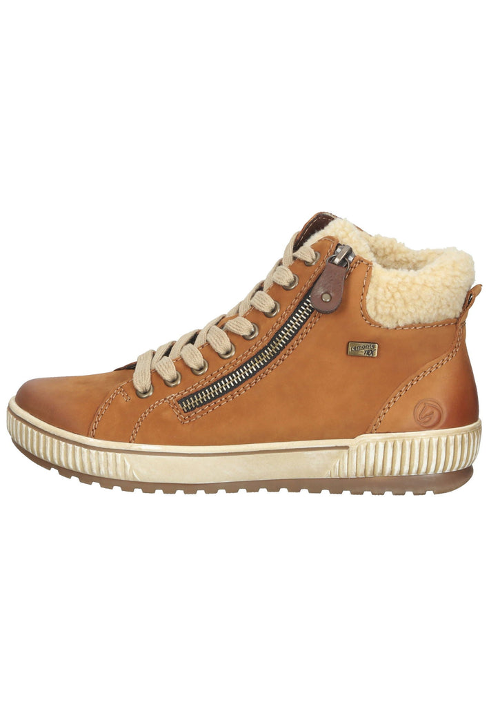 Remonte Sneaker Leder Beige/Braun Warmfutter