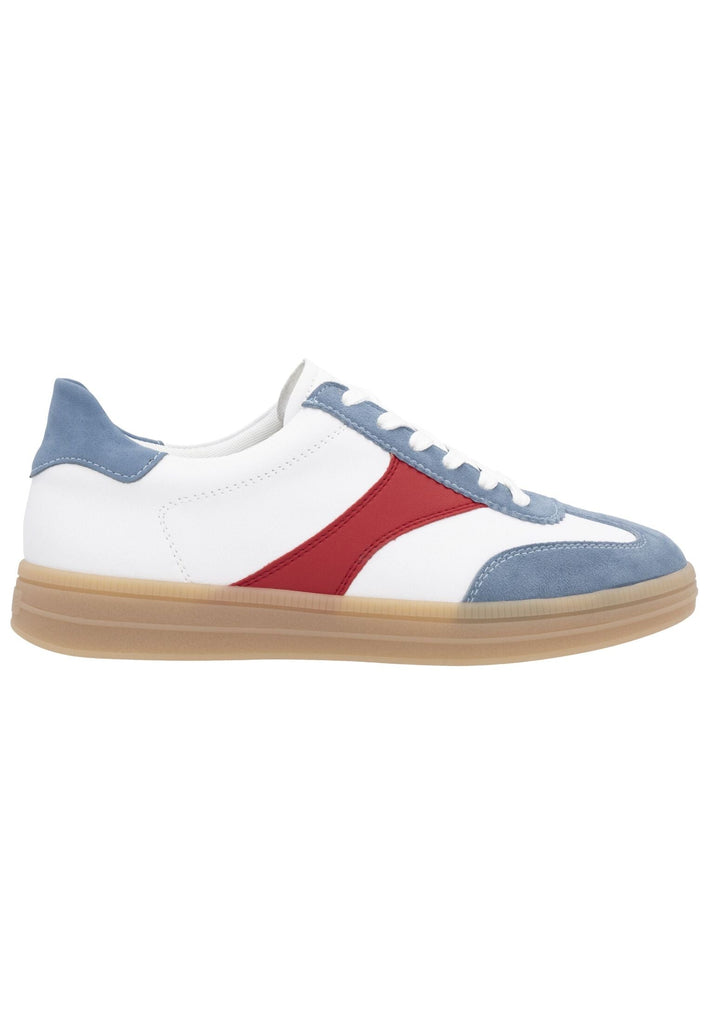 Remonte Sneaker Leder Blau/Weiß