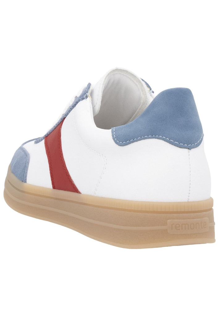 Remonte Sneaker Leder Blau/Weiß