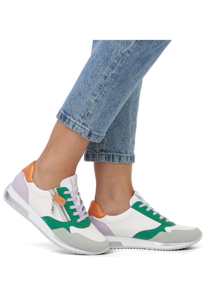 Remonte Sneaker Leder/Synthetik Weiß Kombi