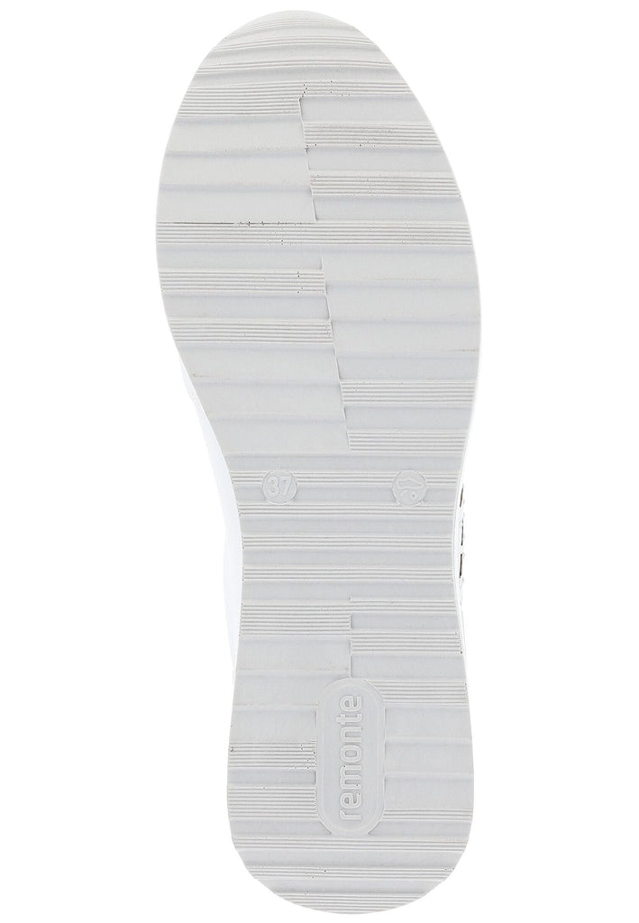 Remonte Sneaker Leder/Synthetik Weiß/Silber