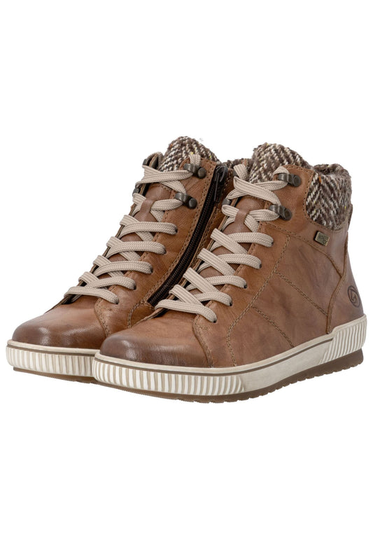 Remonte Sneaker Leder/Textil Braun Warmfutter