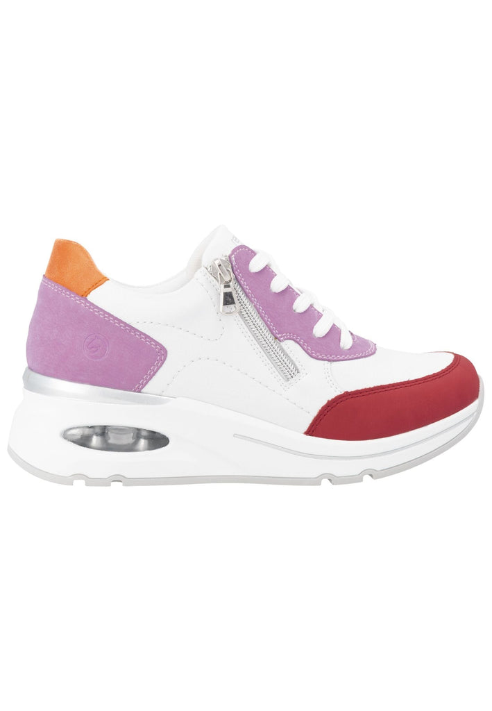 Remonte Sneaker Leder Weiß/Lila