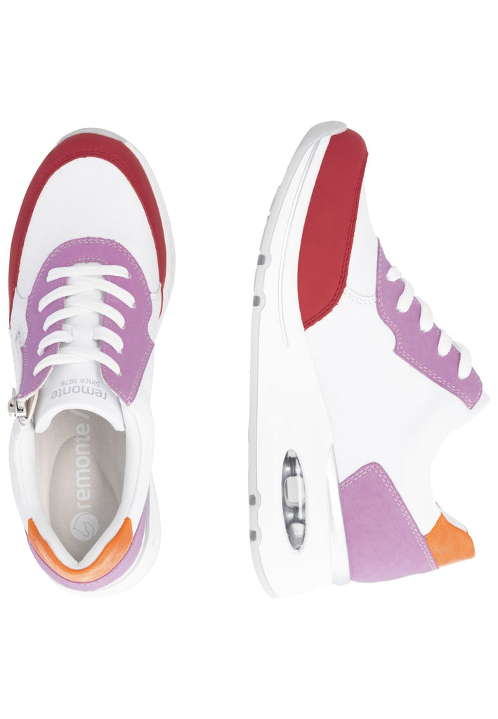 Remonte Sneaker Leder Weiß/Lila