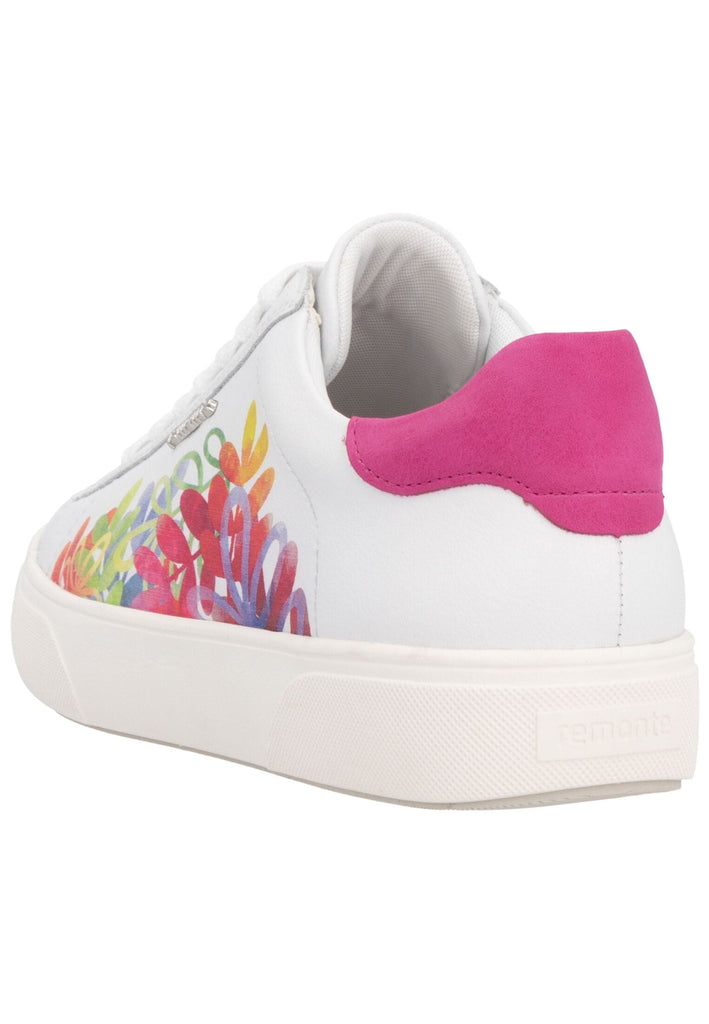 Remonte Sneaker Leder Weiß/Pink