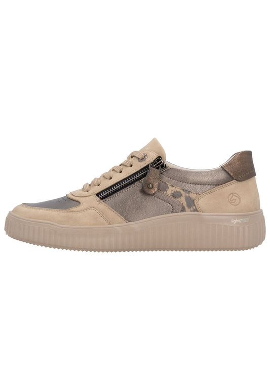 Remonte Sneaker Lederimitat Beige