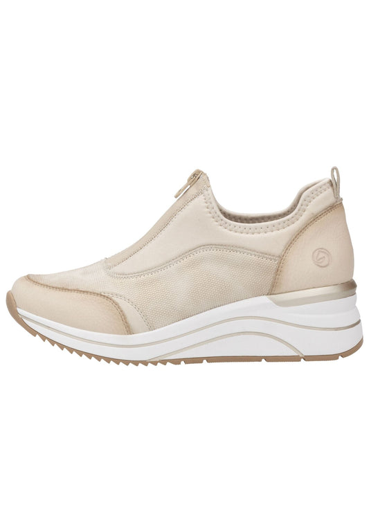 Remonte Sneaker Lederimitat Cream