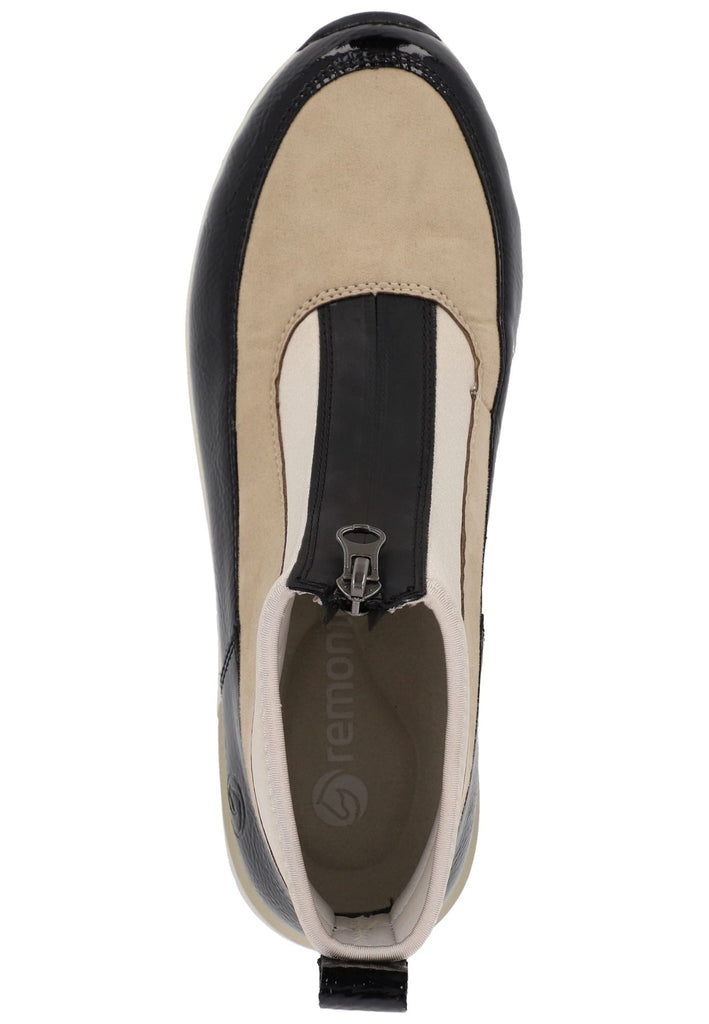 Remonte Sneaker Lederimitat Schwarz