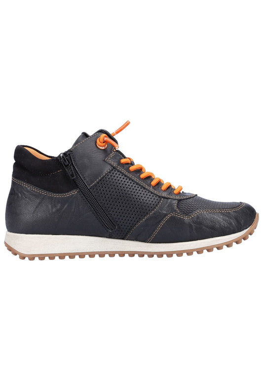 Remonte Sneaker Lederimitat Schwarz