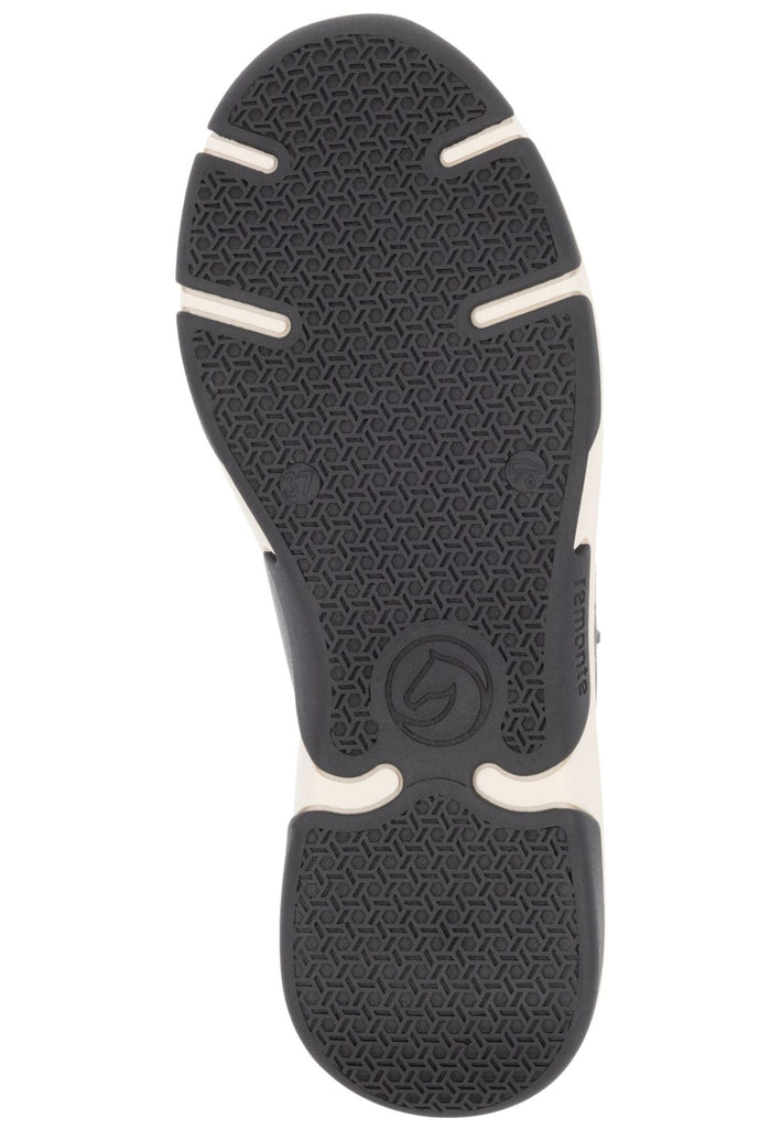 Remonte Sneaker Lederimitat Schwarz/Gold